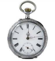 silver pocket watch